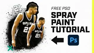 Photoshop Tutorial | Recreate This CLEAN Tim Duncan Design (FREE PSD)