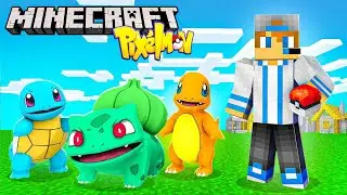 Starting Pokemon Journey But in Minecraft || Episode 1