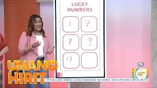 Paano ba pumili ng lucky number para sa lotto? | Unang Hirit