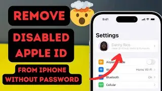 Remove Disable Apple ID From iPhone & iPad If Forgot Password!! Remove Disable Apple ID on iPhone