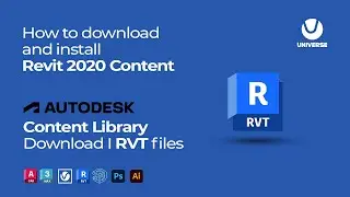 How to download and install Revit 2020 Content Library I RVT files