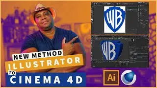 Adobe Illustrator to Cinema 4D | New Updated Method