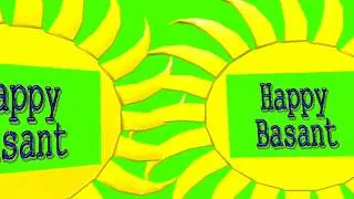 Green Screen Chroma Key Video Happy Basant | Happy Basant Green Screen TEXT Effects