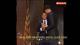 Ballon d'or 2023 #shorts #viral #video #viralvideo  Messi 🔥Haaland 🔥Mbappe🔥 Vini 🔥Jude🔥