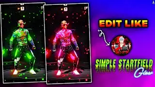 Make This Simple Startfield Glow Like Duranto Official || Free Fire Lobby Glow Edit