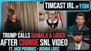 Trump Calls Kamala A LOSER After CRINGE SNL Vid, DITCHING Al Smith w/Jack Posobiec | Timcast IRL