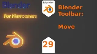 Blender For New Comers- Blender Tool Bar : Move tool