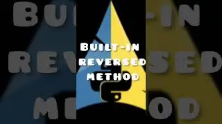 Learn How To Reverse Python List using Built-in Reversed method #shorts