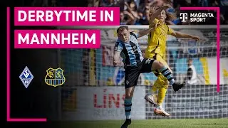 SV Waldhof Mannheim - 1. FC Saarbrücken, Highlights mit Live-Kommentar | 3. Liga | MAGENTA SPORT