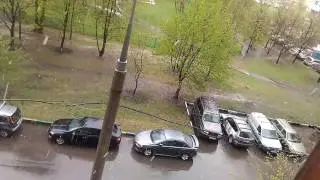 Снег...8 мая 2017 года...погода чудит)) Бирюлево...