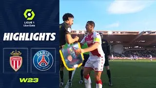 AS MONACO - PARIS SAINT-GERMAIN (3 - 1) - Highlights - (ASM - PSG) / 2022-2023