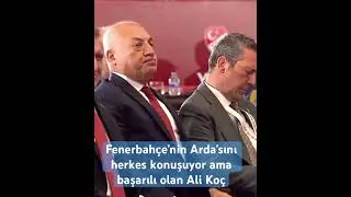 Şenol Güneş’ten Ali Koç’a övgü: Herkes Fenerbahçe’nin Arda’sını konuşuyor, asıl başarı onu çıkaranın