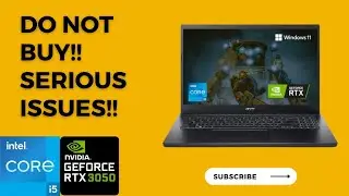 Acer Aspire 7 i5 12th Gen Problems Serious Issue | Watch before buying it