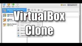 Cloning a VirtualBox Virtual Machine