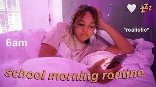 MY REAL 6AM SCHOOL MORNING ROUTINE 2022