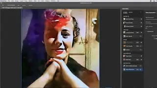 NEW Photoshop 2023 : PHOTO RESTORATION Neural Filter and Colorize How To (My Mum 1950s)