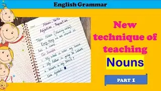 How to teach Nouns Grade 1 || Naming Word || English Grammar Nouns for Grade 1 || PART 1