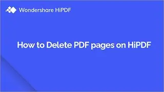 How to Delete PDF Pages for Free online | HiPDF