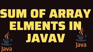 the sum of array elements.