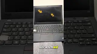 Make Your Old Scratched Laptop Screen Look Better!  #diy #laptophacks #screen