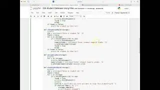 026 Student Database Using Files