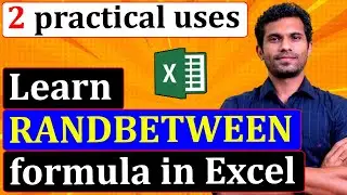 How to use the RANDBETWEEN formula in Excel