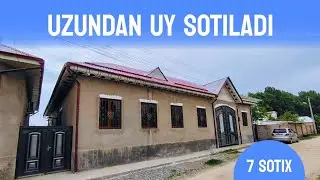 TAYOR UCHASTKA SOTILADI 6-XONA UYI BOR 7-SOTOK SURXONDARYO VILOYATI UZUN TUMANI 