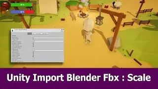 Export Blender Fbx to Unity : Scale