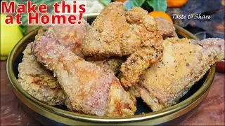 Delicious and Easy Fried Chicken Recipe💯👌 Beginners Guide to Crispy Perfection✅ Crispy Chicken