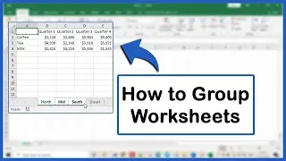 How To Group Worksheets In Excel (Group Worksheets In Excel)