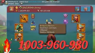 Lords Mobile - Acc Overview  || Rohit Sharma  || Rally lead Acc || 200k Gems Giveaway