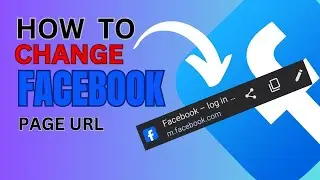 How to change facebook page url (Step By Step) 2024