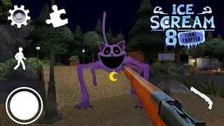 CATNAP VS FROSTY RIFLE IN ICE SCREAM 8 UPDATED MOD MENU!