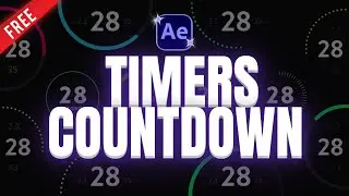 Timer counting for fitness | After effects