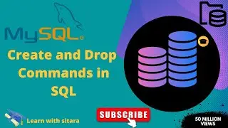 Lecture 16|| Create and Drop(DDL) command with implementation|| DBMS ||Sitara Rafaqat