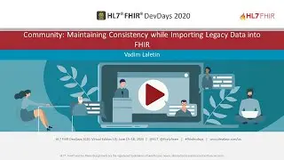 V. Laletin - Community: Maintaining Consistency while Importing Legacy Data | DevDays 2020 June