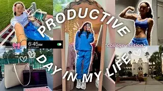 PRODUCTIVE DAY IN MY LIFE | how i stay productive as a college student!