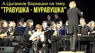 А.Цыганков Вариации "Травушка - муравушка" Исп. ОРНИ студентов НГК, солист Пётр Межаков (домра)