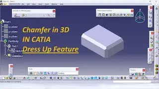 38. Chamfer in CATIA || 2024