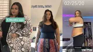 weight loss transformation tik tok compilation