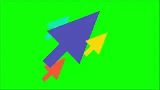 Green Screen Multi Arrow Moving Animation_Free
