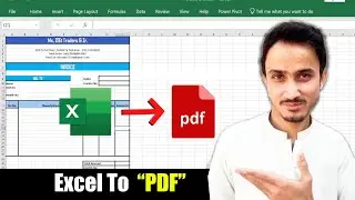 how to convert Excel into a pdf | Excel to pdf | 🔥