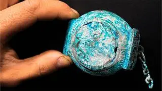 Restoration ANTIQUE Handcraft Powder Box