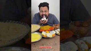 Gulab jamun & Rasgulla Ka BUM KA GOLA😱🔥 FOOD CHALLENGE in India😍 #shorts #foodie #foodlover