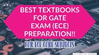 BEST TEXTBOOKS FOR GATE PREPARATION ECE | CORE SUBJECTS | GATE| ISRO| COMPETITIVE EXAM PREPARATION