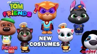 My Talking Tom Friends Gameplay Walkthrough #5 New Costumes