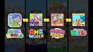 MIGA WORLD🌎 VS🏁 AHA WORLD🌎 VS🏁 AVATAR WORLD🌎 VS🏁 TOCA WORLD🌎 MIGA VS AHA VS PAZU VS TOCA❤️‍🔥😱