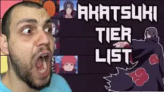 TIER LIST CU MEMBRII AKATSUKI!!!!