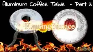 Casting Aluminum Coffee Table - (Part 3/3 Final video in this series)