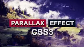 Create Parallax Effect using pure CSS | Without JavaScript create parallax animation effect